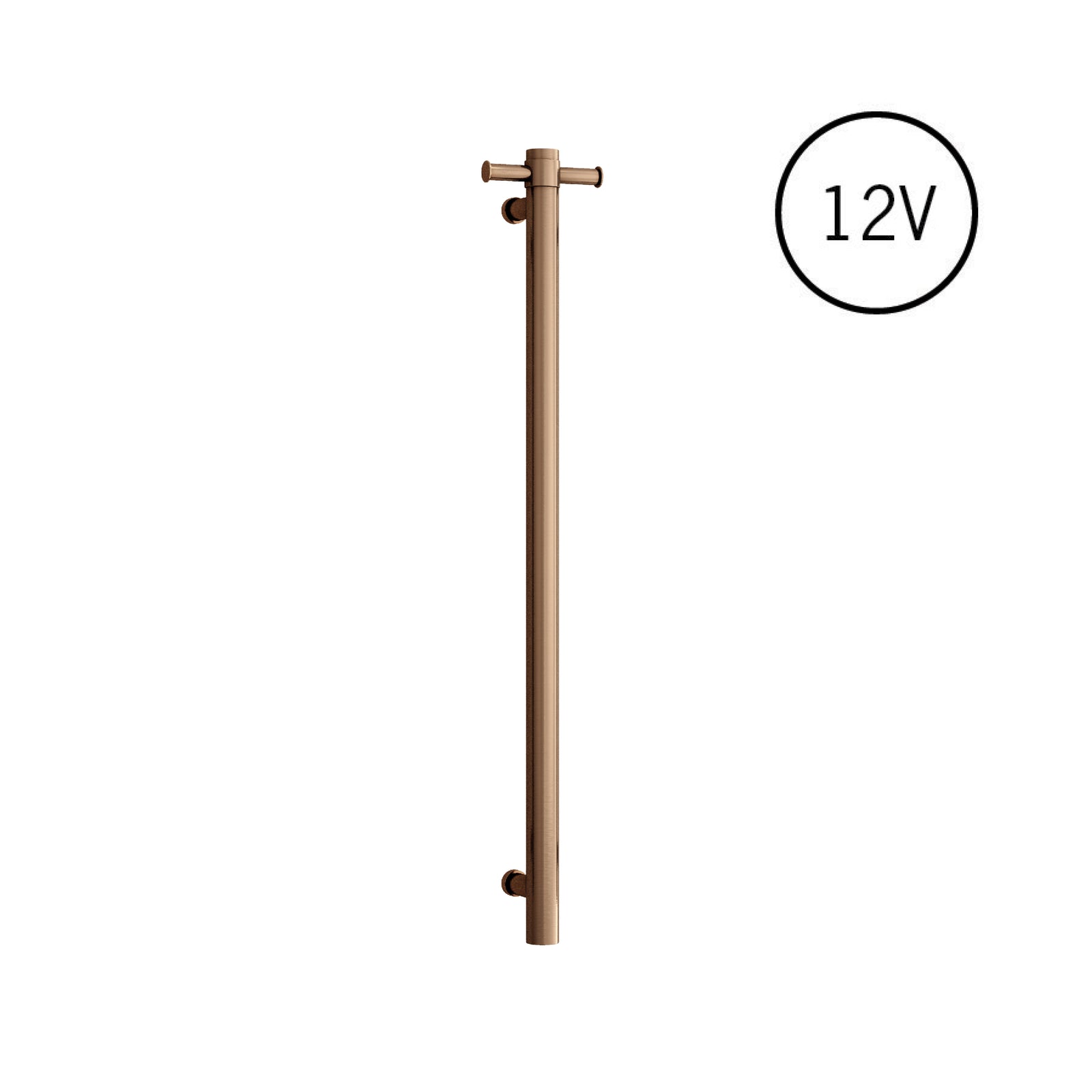 Thermorail Straight/Round 12Volt Vertical Bar With Optional Hook