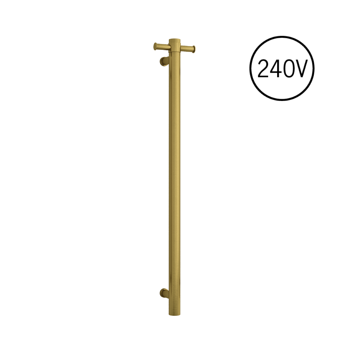 Thermorail Straight/Round 240Volt Vertical Bar With Optional Hook