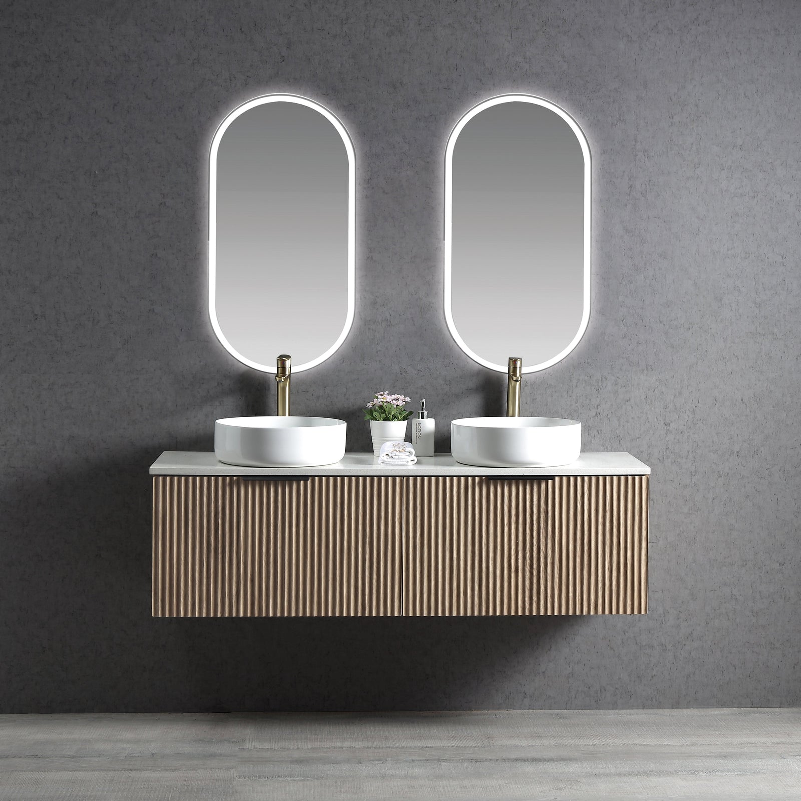 VIVO Wall Hung Vanity - Blue Bathware
