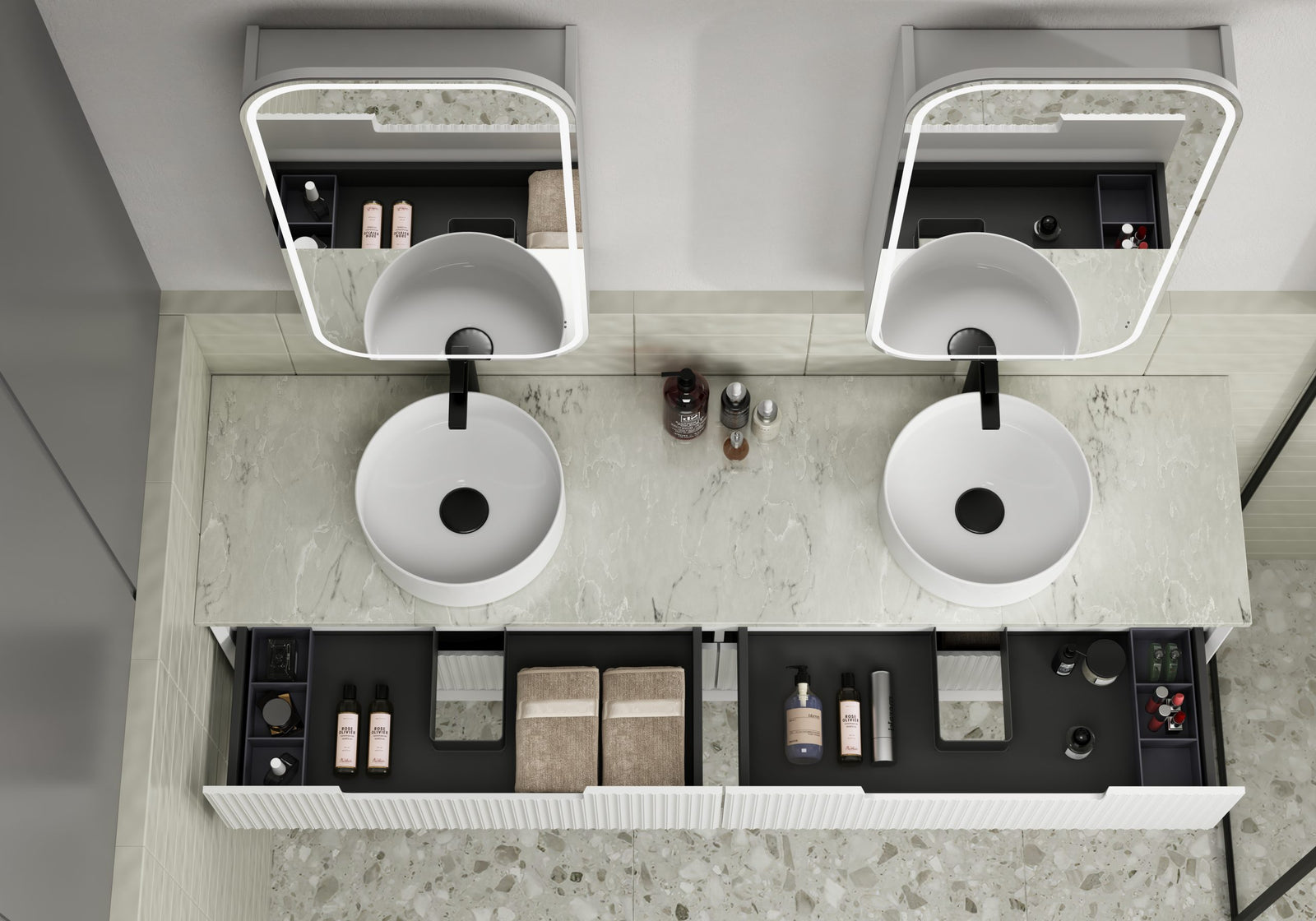 Aulic Vienna LED Shaving Cabinet