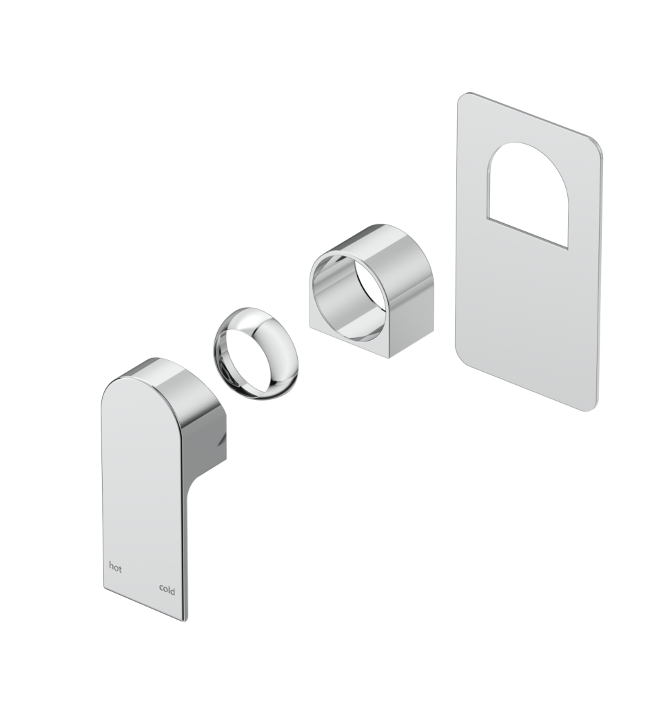 Bella Vista Beki Shower Mixer - Square Plate - TRIM KIT ONLY