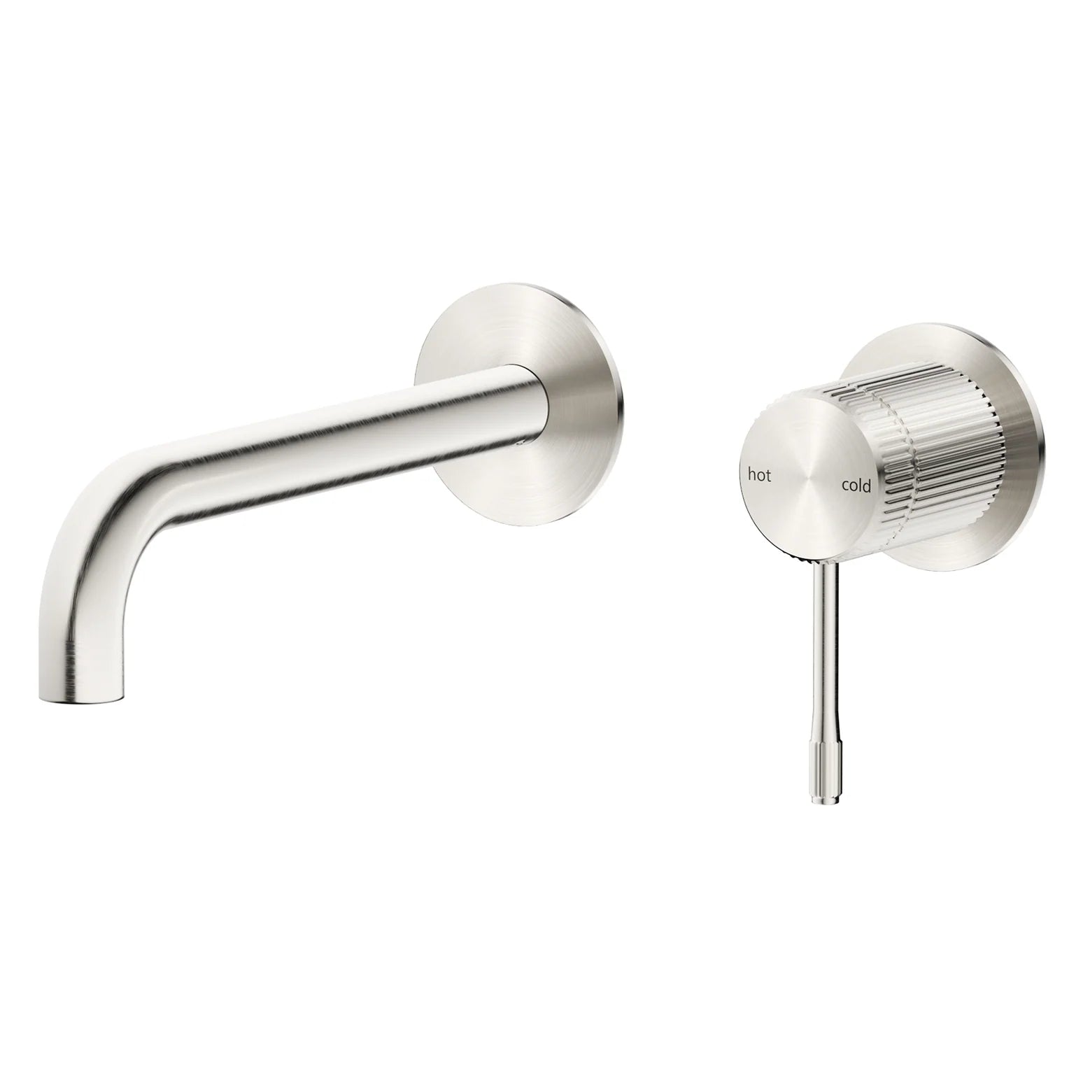 Bella Vista Mica Fluted 9-Piece Bathroom Package | Brushed Nickel