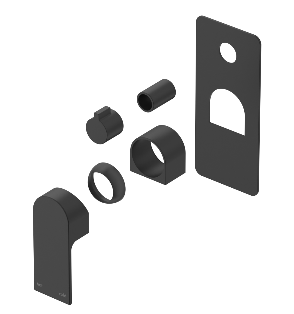 Bella Vista Beki Shower Mixer - Square Plate - TRIM KIT ONLY