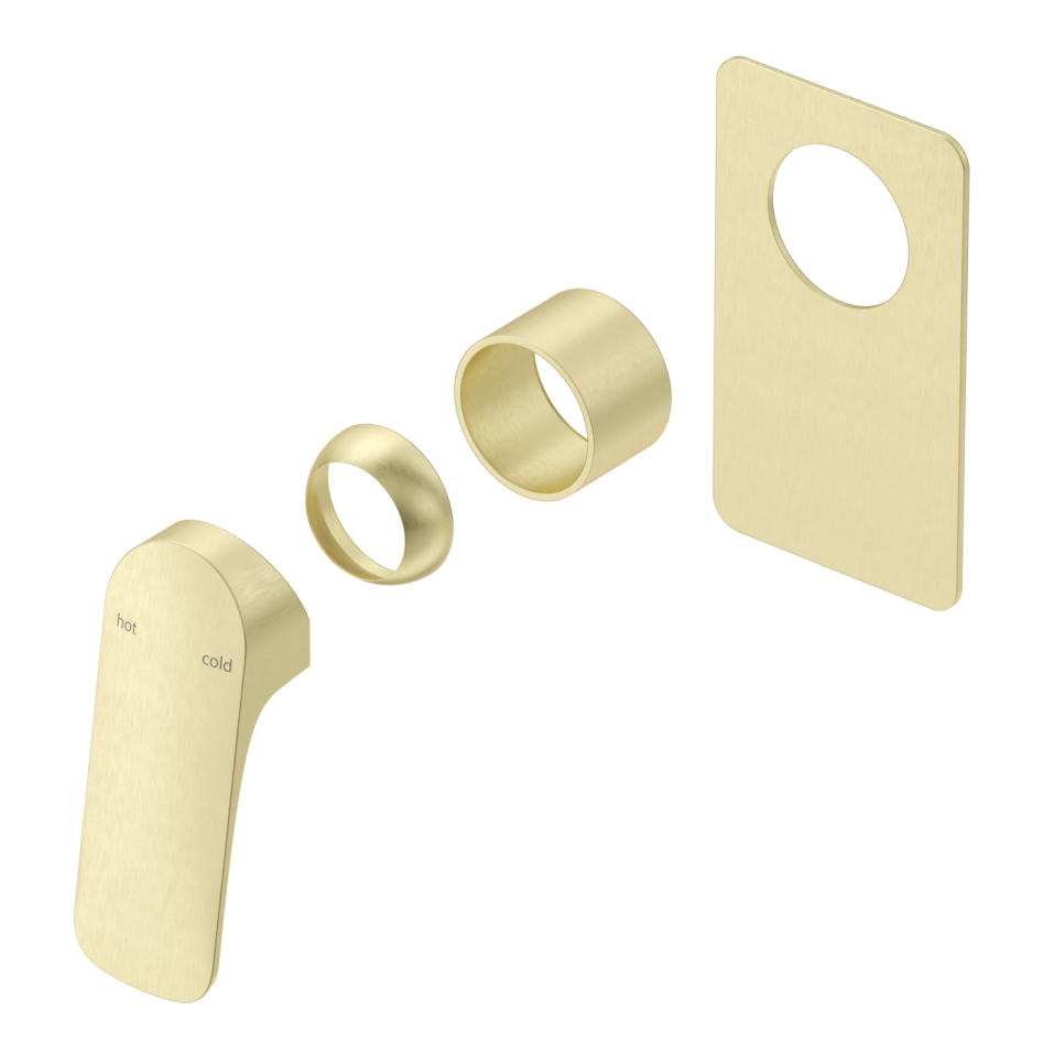 Bella Vista Kaza Shower Mixer - Square Plate - TRIM KIT ONLY