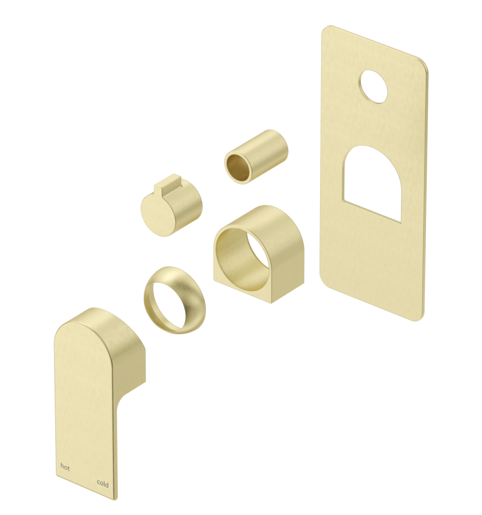 Bella Vista Beki Shower Mixer - Square Plate - TRIM KIT ONLY
