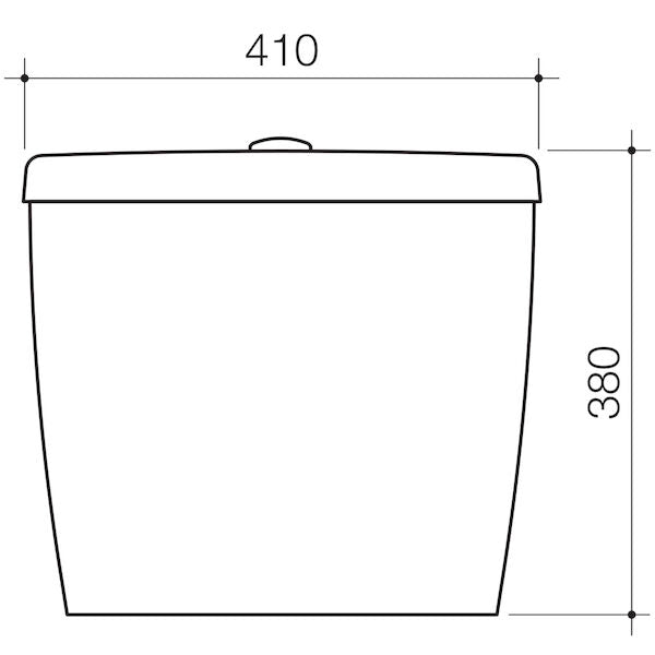 Stylus Venecia Connector Bottom Inlet Cistern