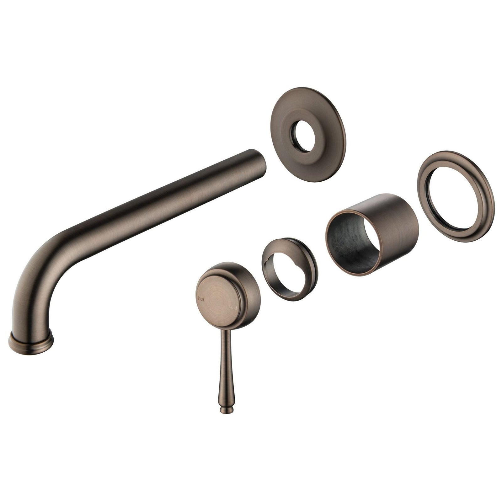 Bella Vista Mica Heritage 8-Piece Bathroom Package - Dusk Bronze