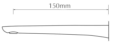 Bella Vista Kaza Combo Mixer Spout Upgrade - 150/240mm - dimensions and specifications