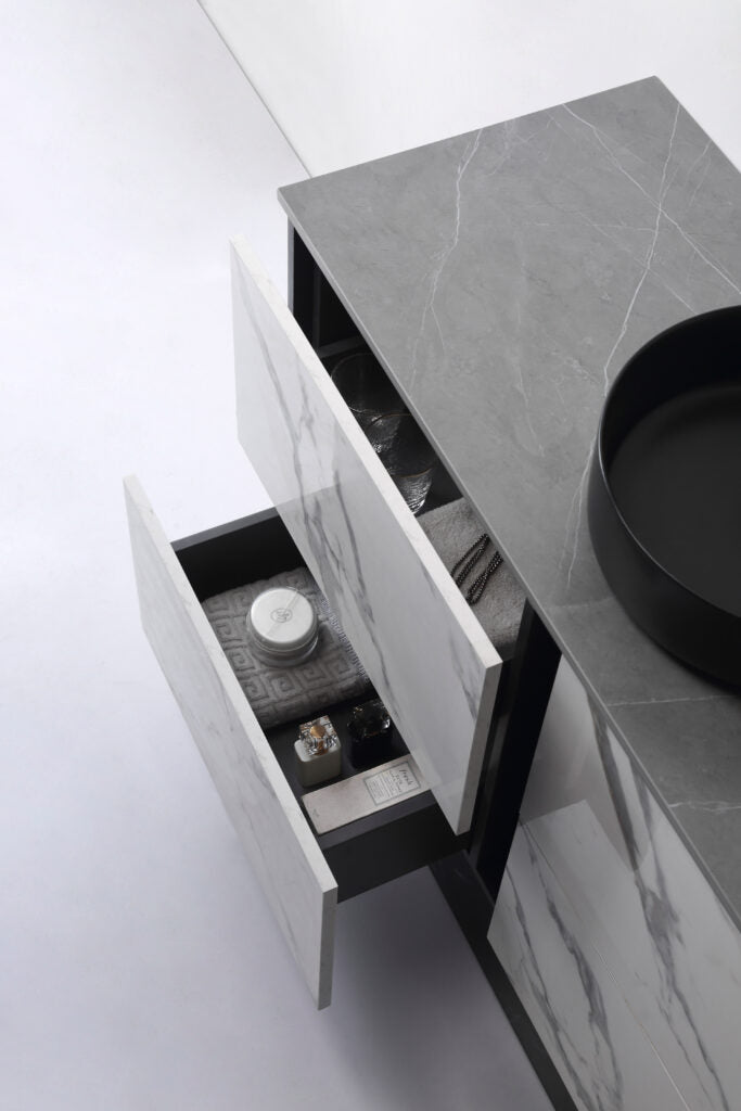 Aulic Dove Above Counter Basin Matte Black