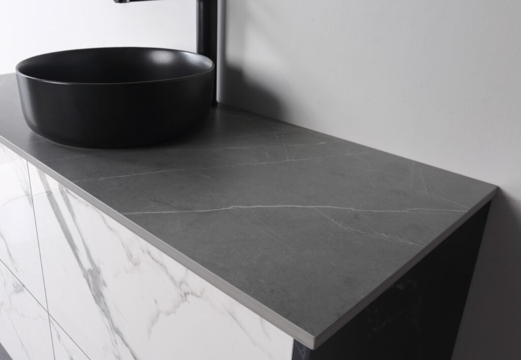 Aulic Dove Above Counter Basin Matte Black