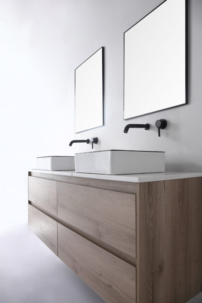Aulic Macleod Above Counter Basin Gloss White with Black Edge