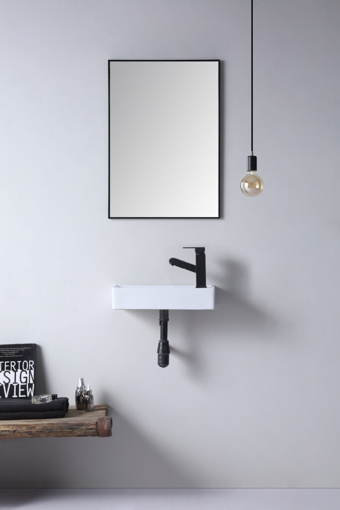 Aulic Tyrrell Wall Hung Basin Gloss White
