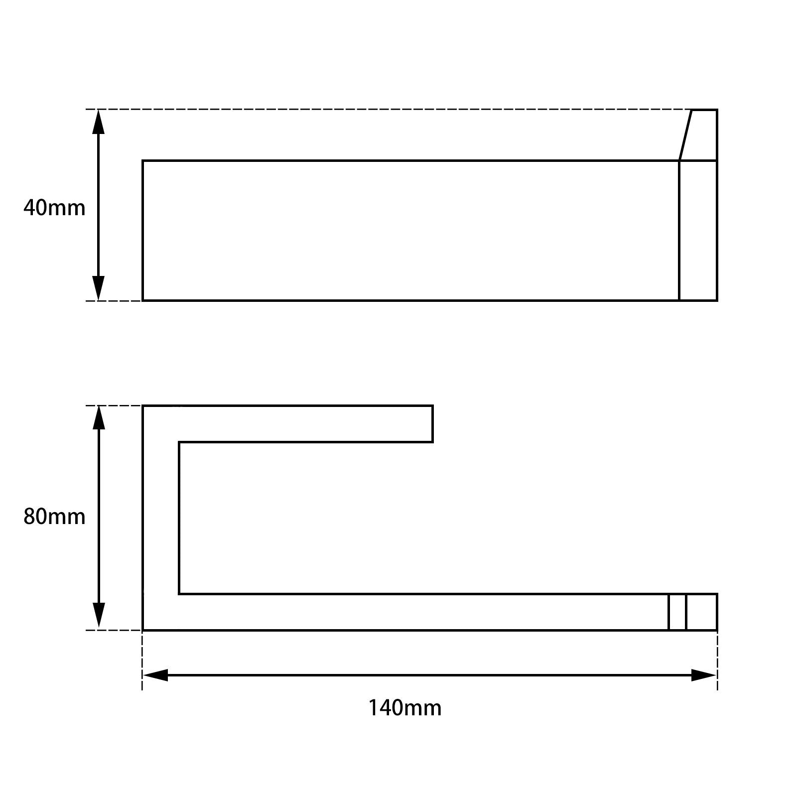 IVANO Series Black Toilet Paper Holder