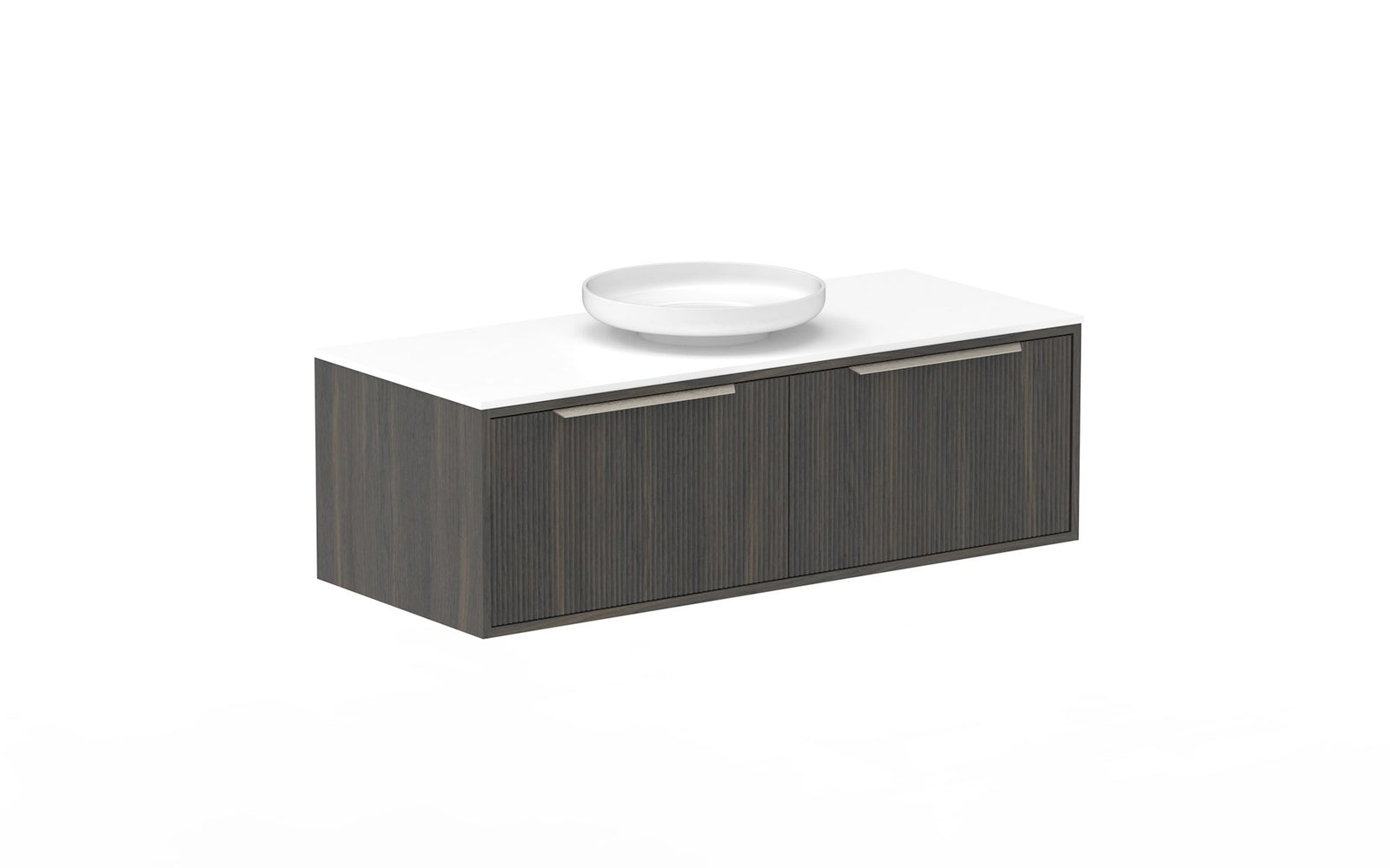 ADP Clifton Wall Hung Vanity 1200mm centre bowl in Bottega Oak