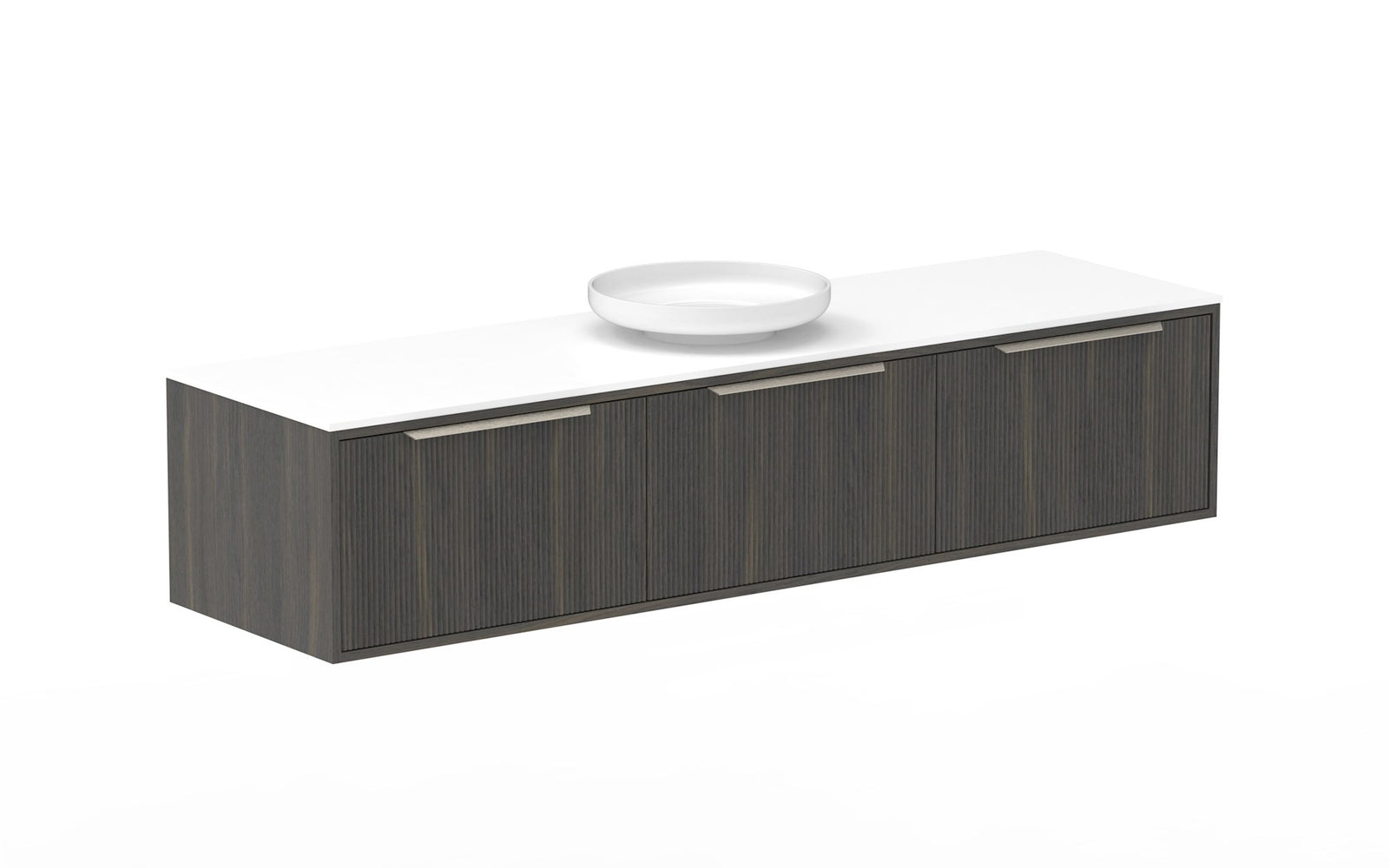 ADP Clifton Wall Hung Vanity 1800mm centre bowl in Bottega Oak