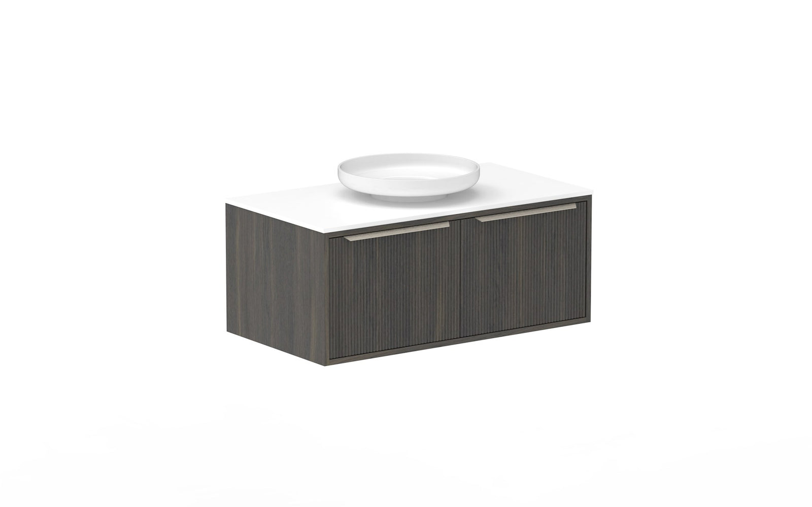 ADP Clifton Wall Hung Vanity 900mm centre bowl in Bottega Oak