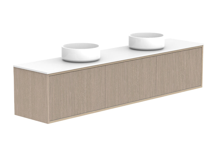 ADP Clifton Ensuite Wall Hung Vanity 1800mm double bowl