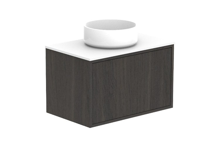 ADP Clifton Ensuite Wall Hung Vanity 600mm in Bottega Oak