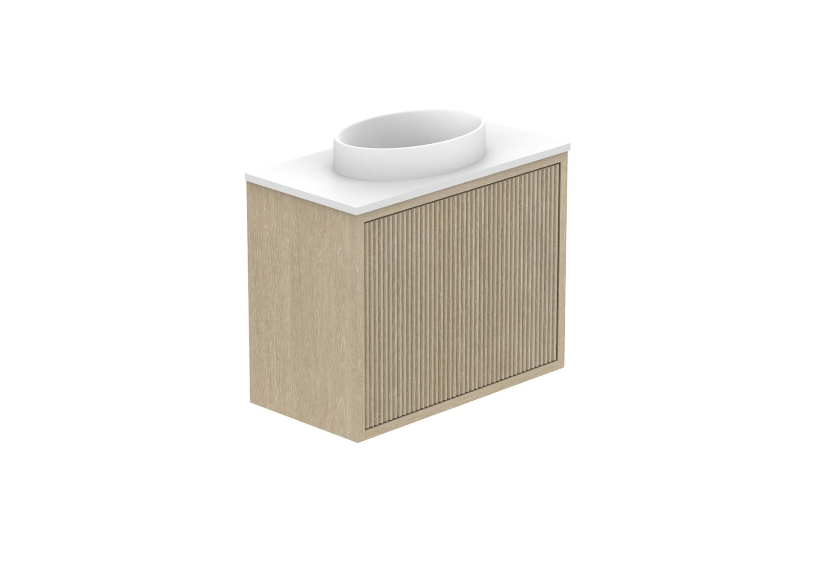 ADP Clifton Mini Wall Hung Vanity in Coastal Oak