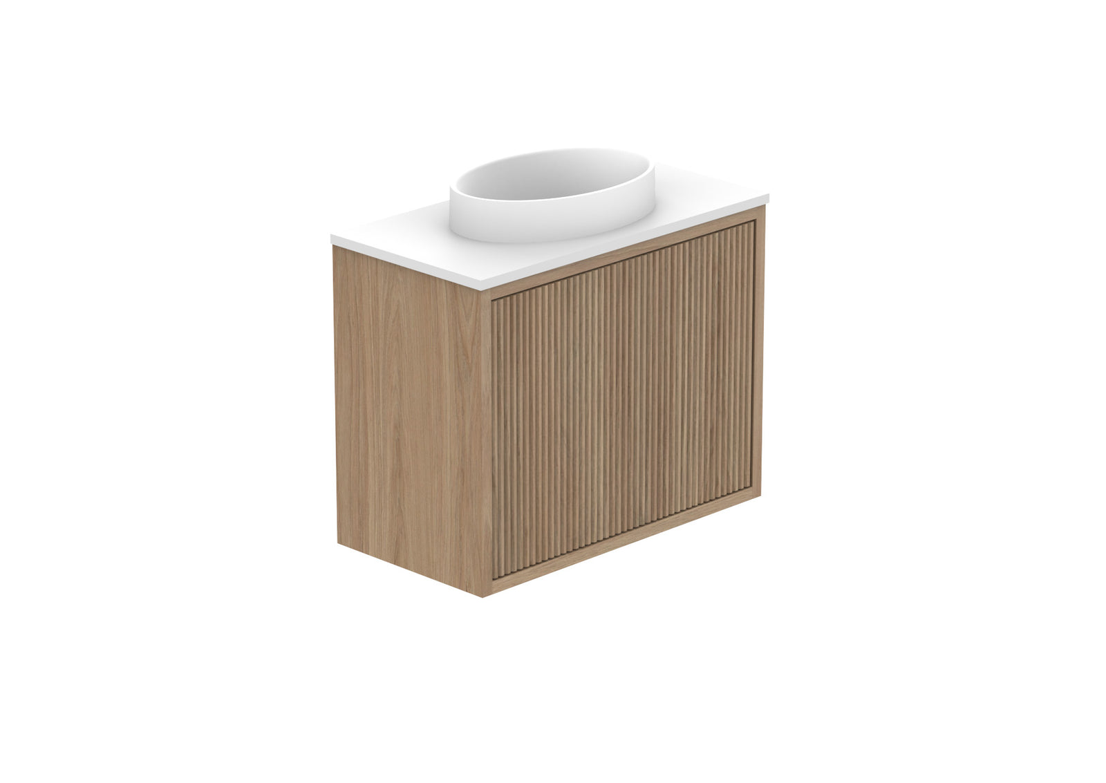 ADP Clifton Mini Wall Hung Vanity in Prime Oak