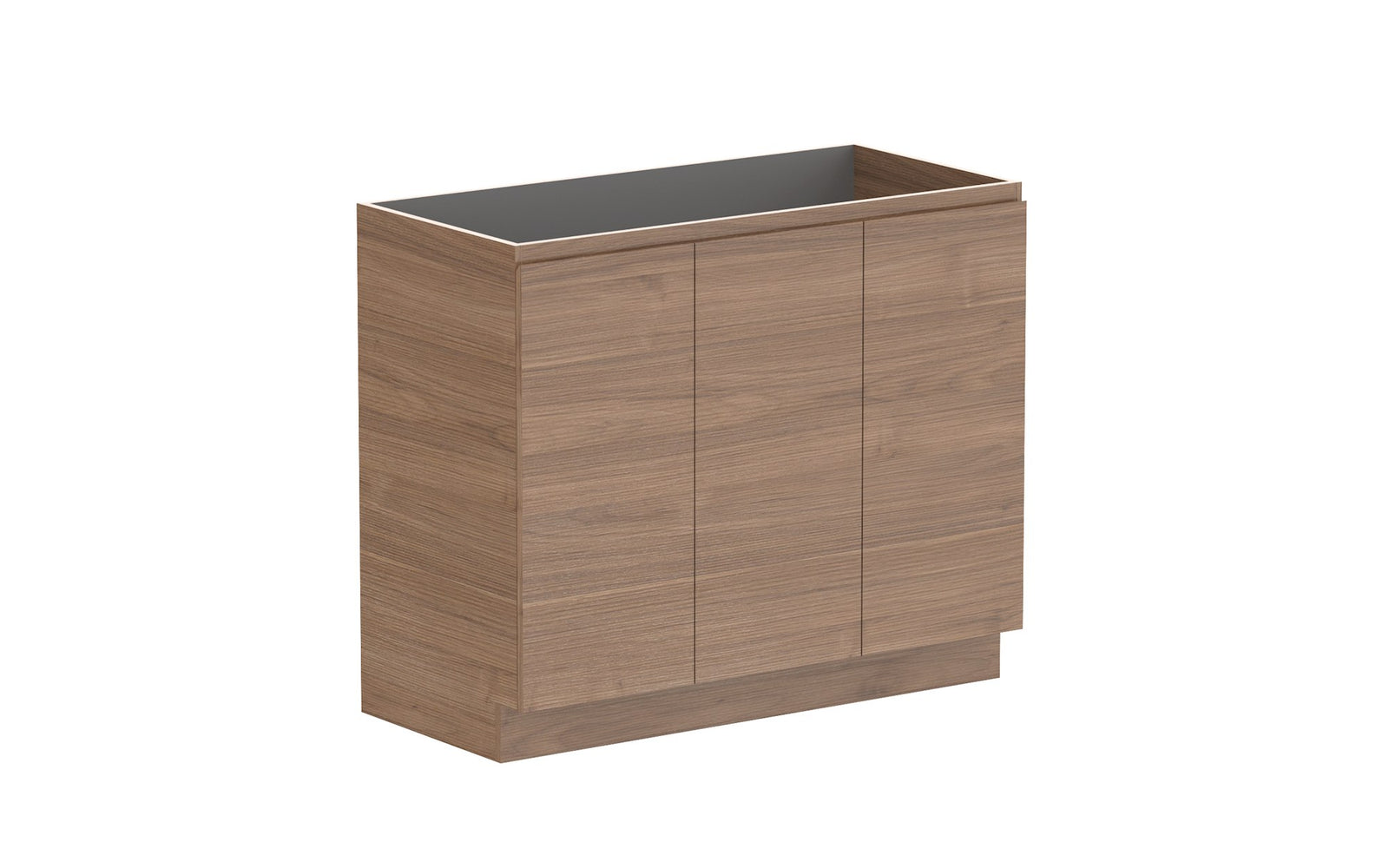 ADP Glacier Full Depth All-Door Trio Floor Mount Vanity 1050mm cabinet only