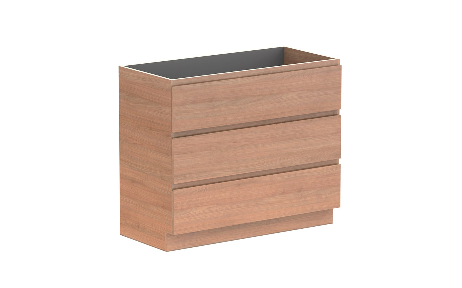 ADP Glacier Full Depth All-Drawer Trio Floor Mount Vanity 1050mm cabinet only