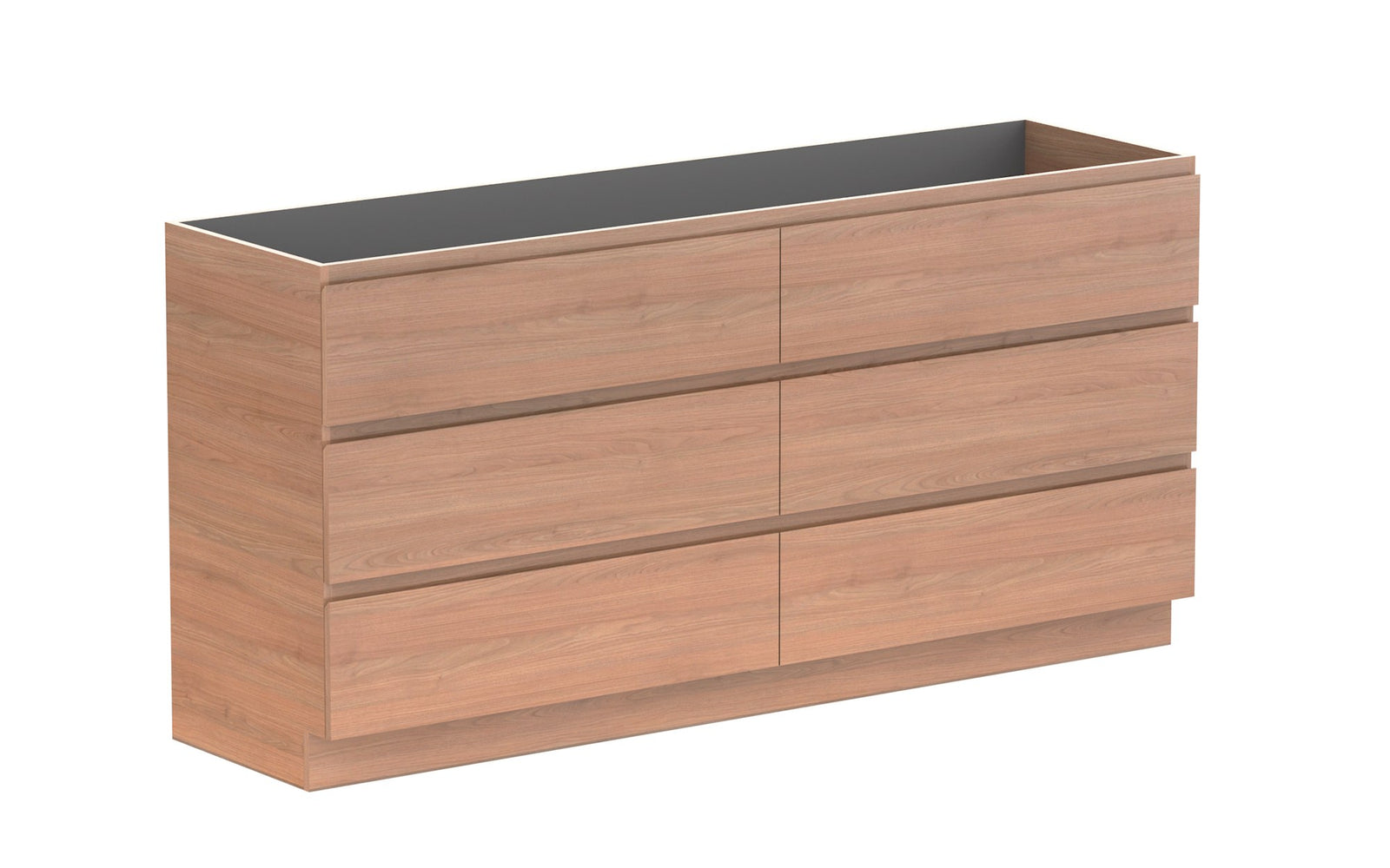 ADP Glacier Full Depth All-Drawer Trio Floor Mount Vanity 1800mm cabinet only
