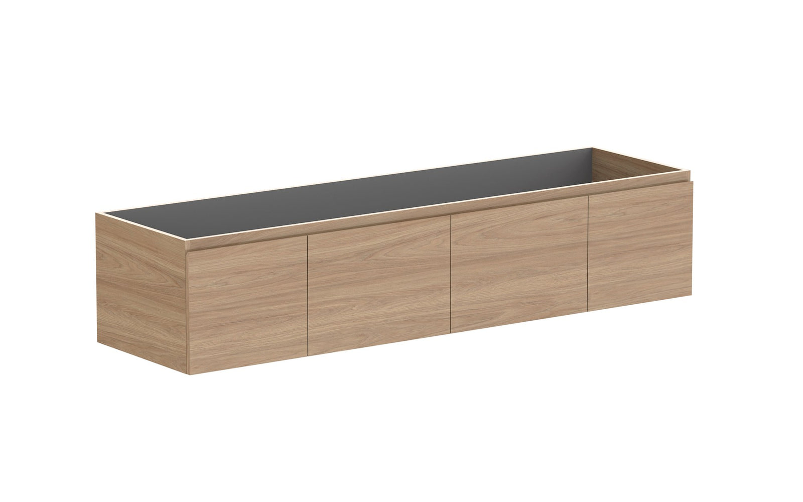 ADP Glacier Full Depth Door & Drawer Slim Wall Hung Vanity 1800mm cabinet only
