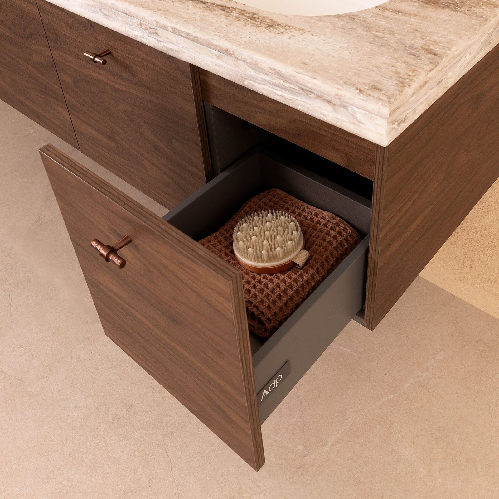 ADP Glacier Pro Full Depth Door & Drawer Vanity 750mm