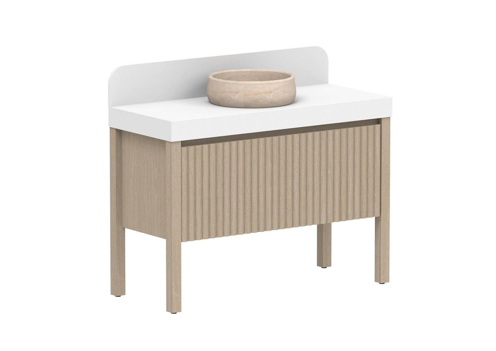 ADP Harper With Legs Floor Mount Vanity 1200mm in Coastal Oak