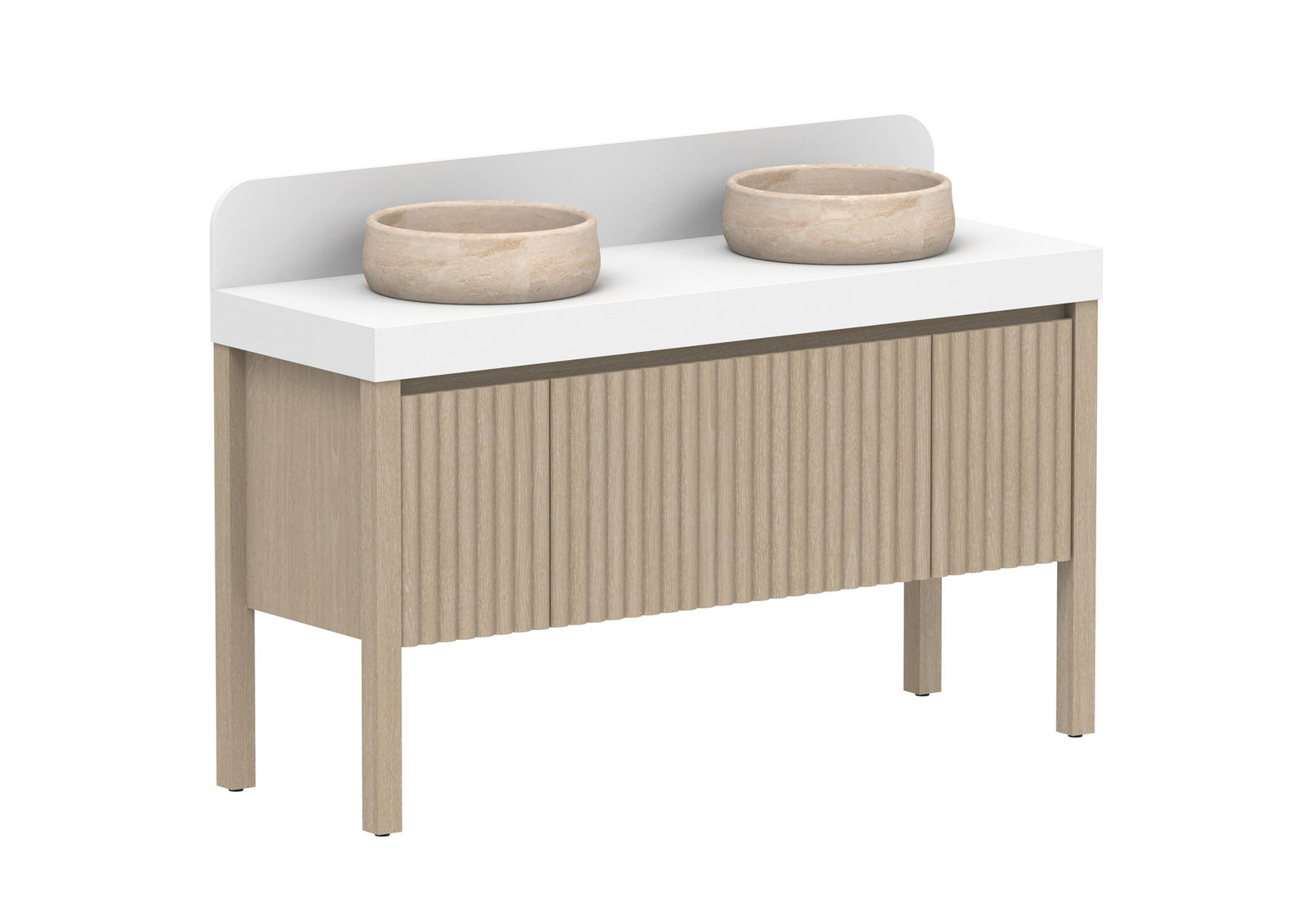 ADP Harper With Legs Floor Mount Vanity 1500mm in Coastal Oak