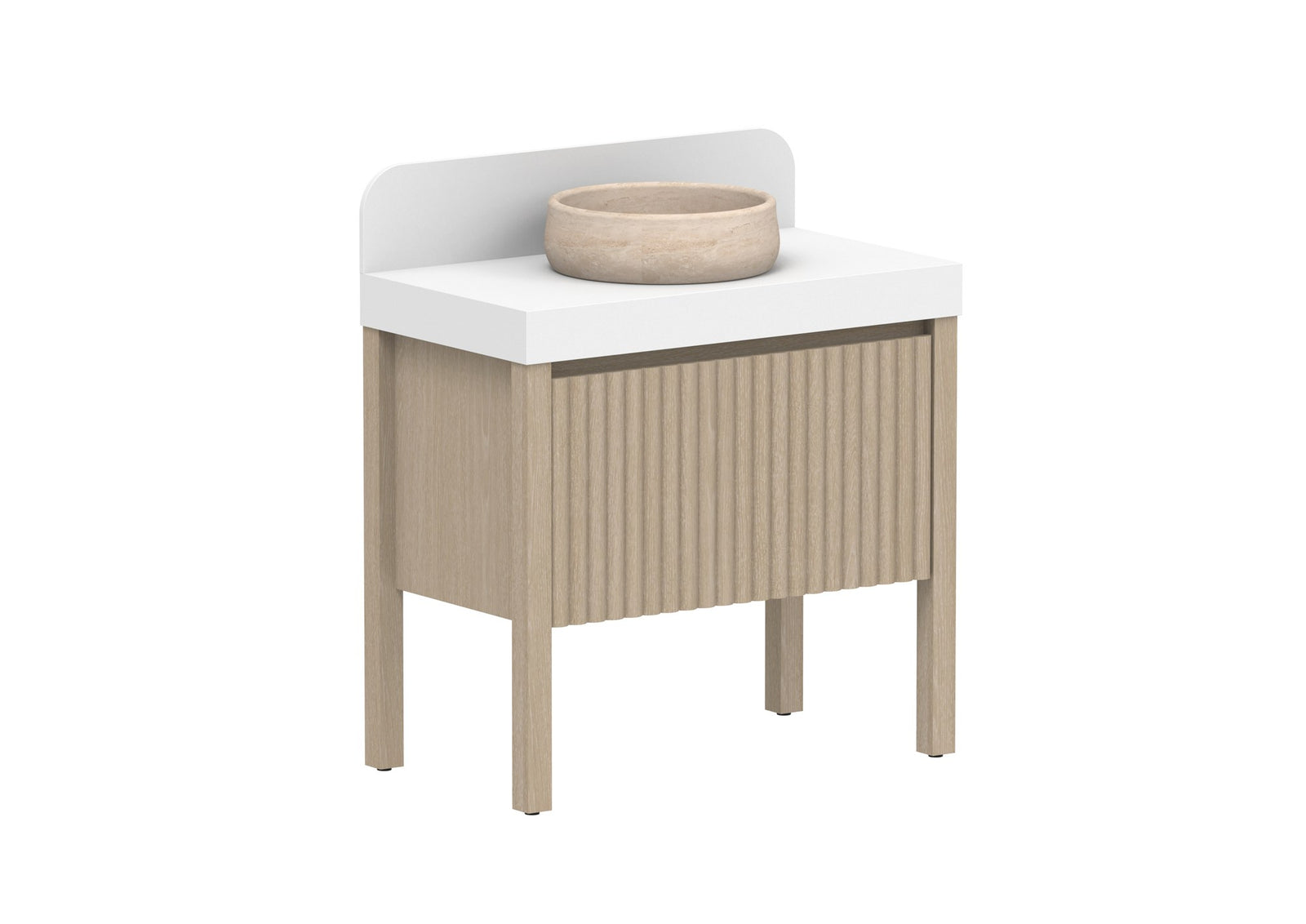 ADP Harper With Legs Floor Mount Vanity 900mm in Coastal Oak