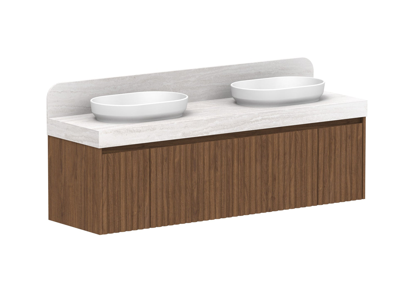 ADP Harper Wall Hung Vanity 1735mm in Florentine Walnut