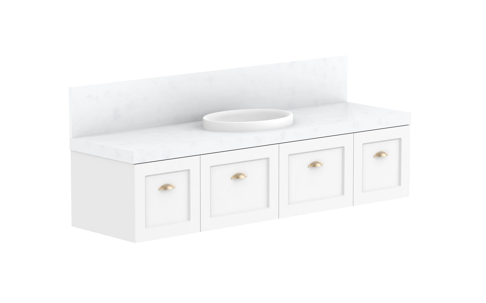 ADP London Wall Hung Vanity 1800mm centre bowl