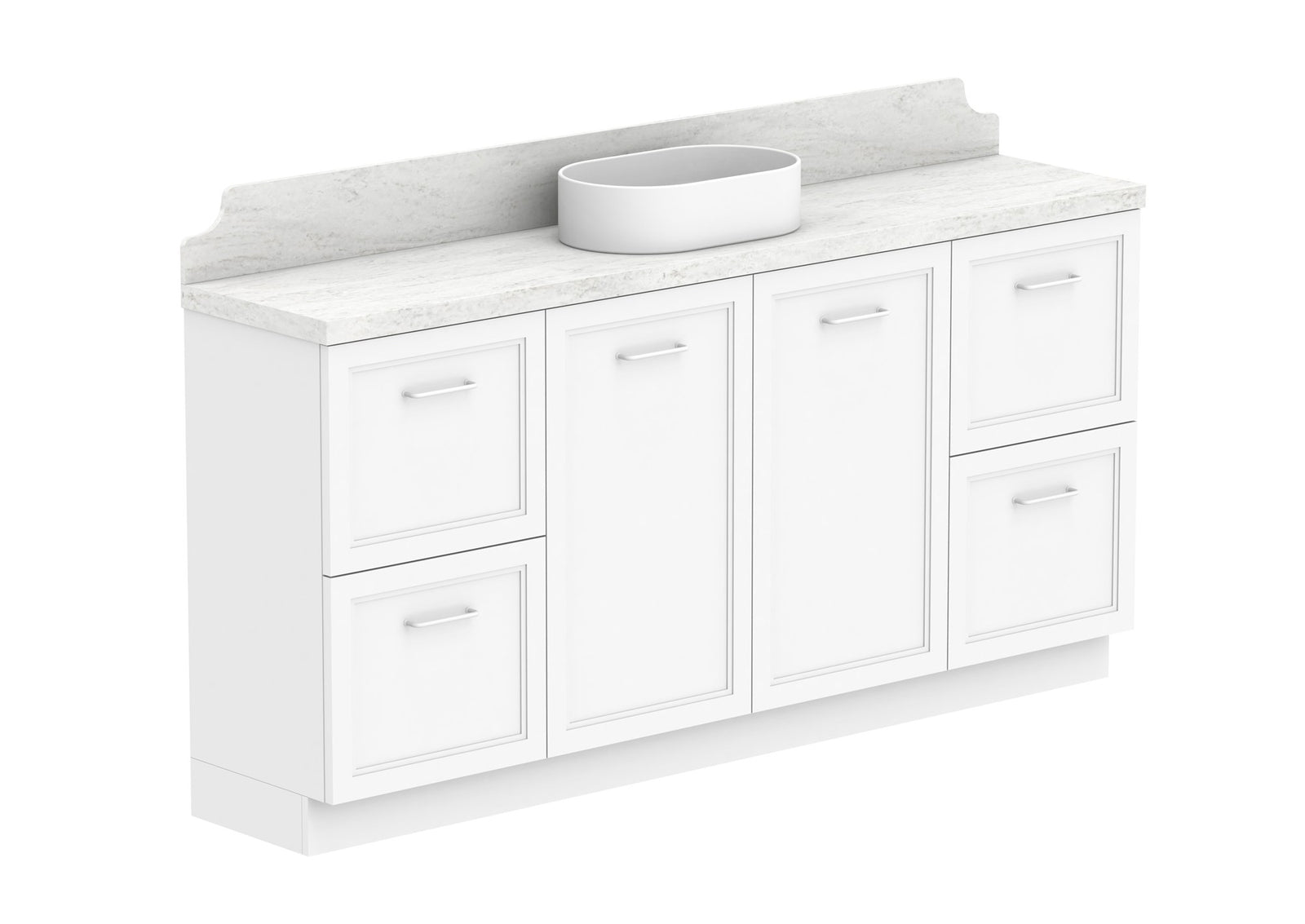 ADP Mabel Ensuite Floor Mount Vanity 1800mm centre bowl