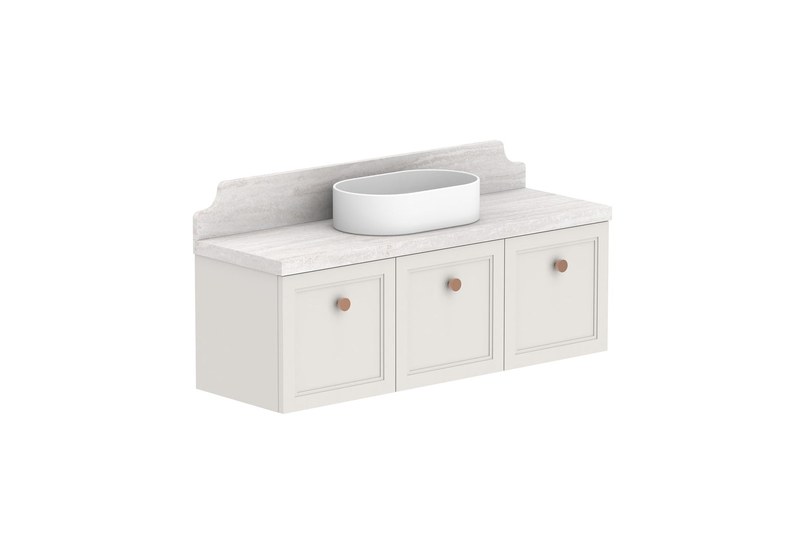 ADP Mabel Ensuite Wall Hung Vanity 1200mm centre bowl