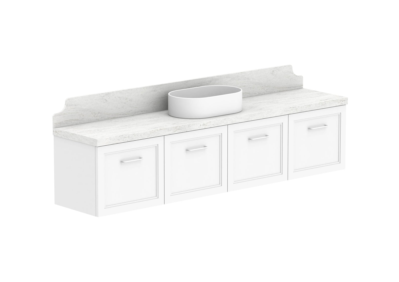 ADP Mabel Ensuite Wall Hung Vanity 1800mm centre bowl