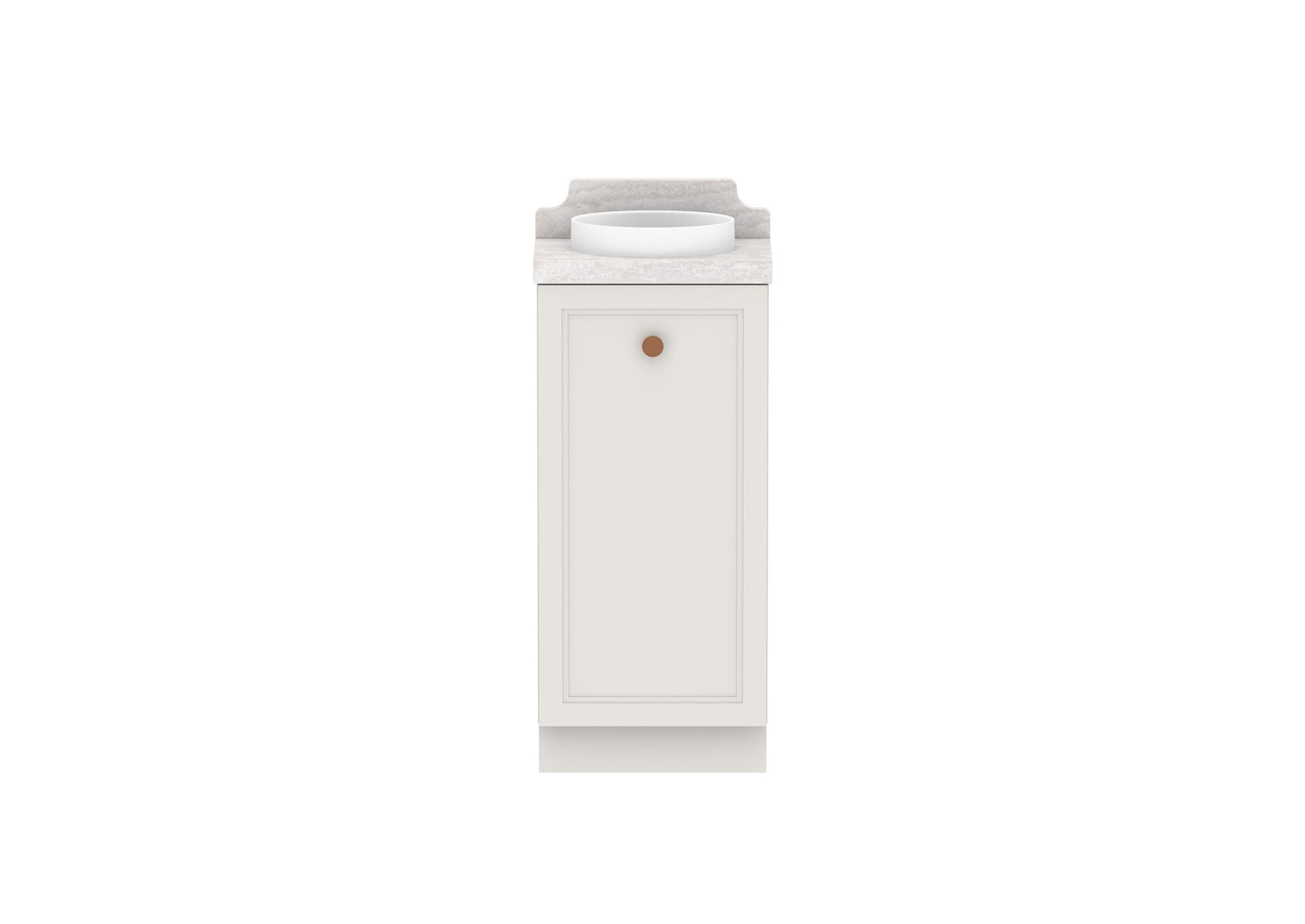 ADP Mabel Mini Floor Mount Vanity 400mm, front view