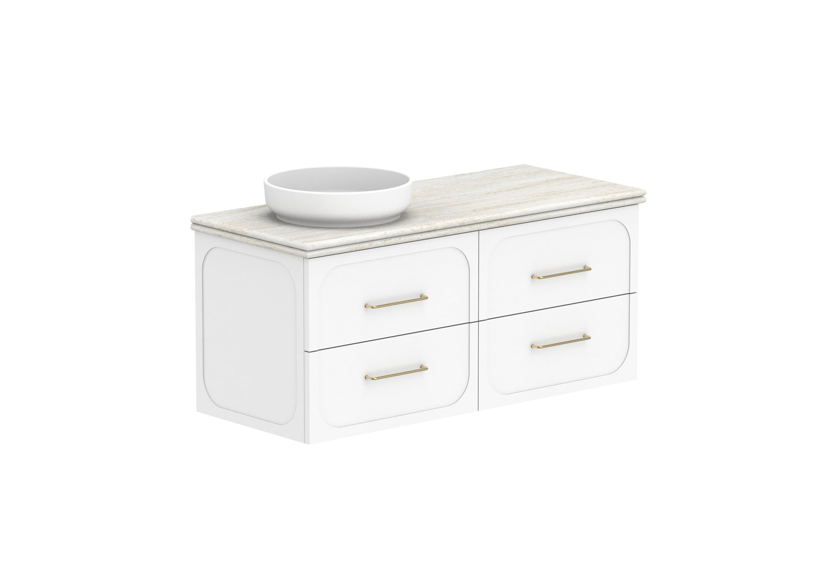 ADP Madden Wall Hung Vanity 1200mm left offset bowl