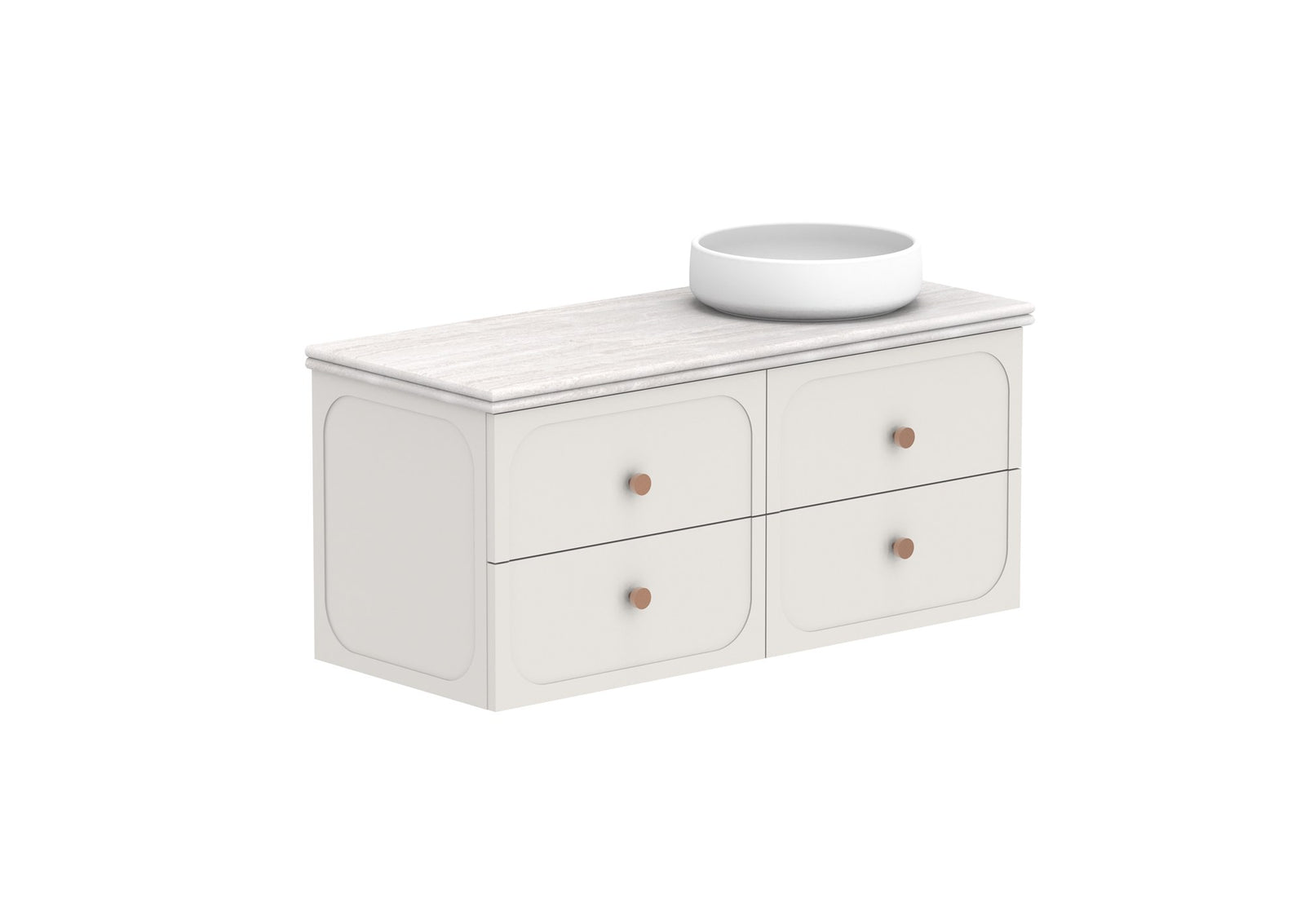 ADP Madden Wall Hung Vanity 1200mm right offset bowl