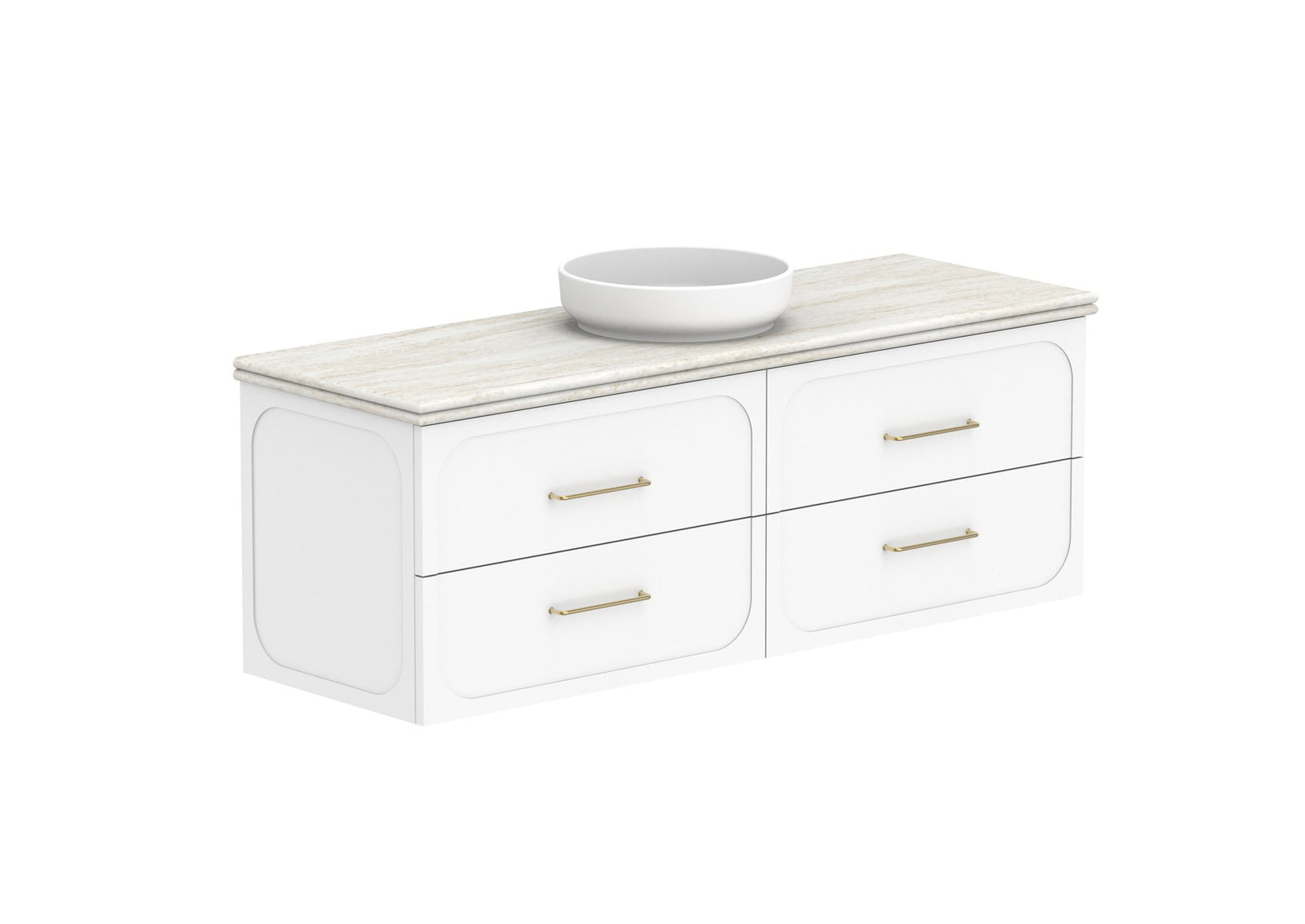 ADP Madden Wall Hung Vanity 1500mm centre bowl
