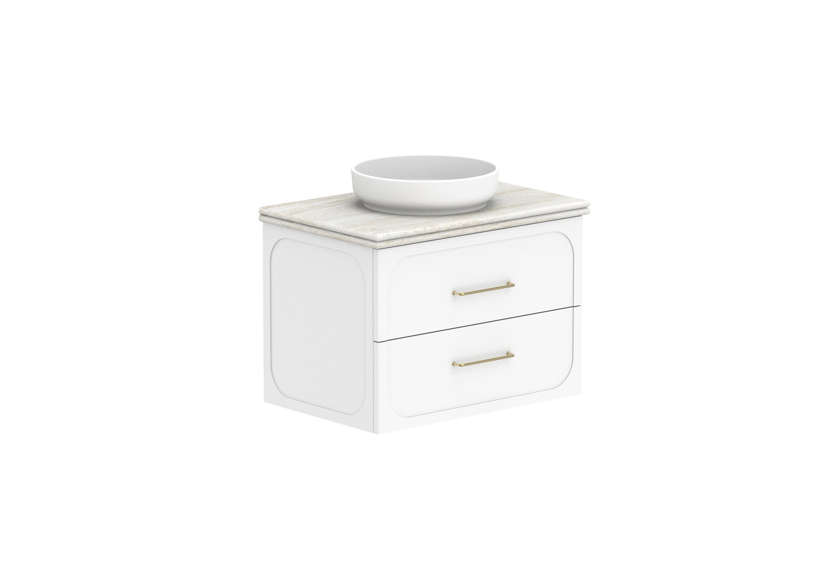 ADP Madden Wall Hung Vanity 750mm centre bowl