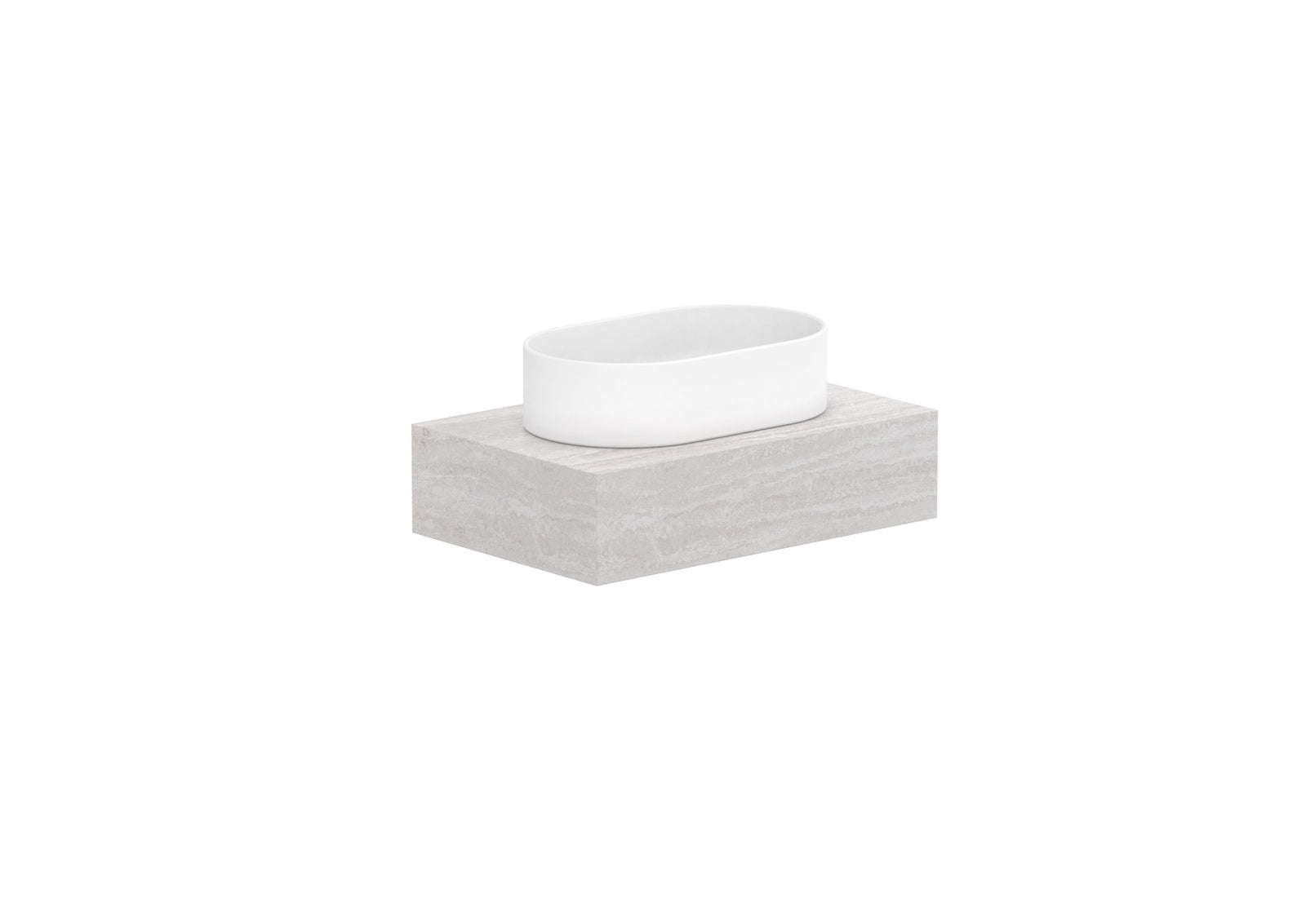 ADP Michel Ensuite Wall Hung Vanity 600mm centre bowl