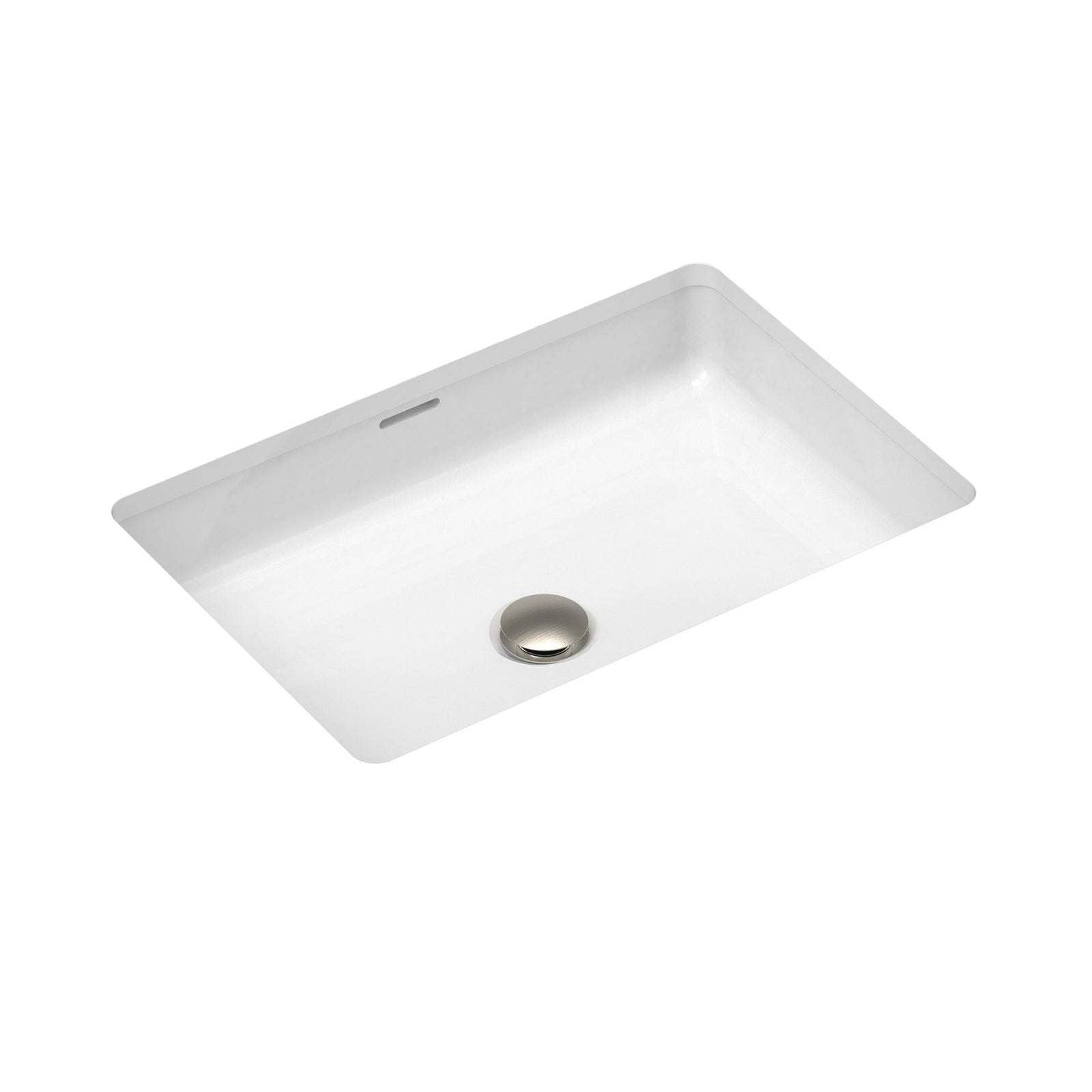 ADP Miranda Basin in Gloss White, overflow detail