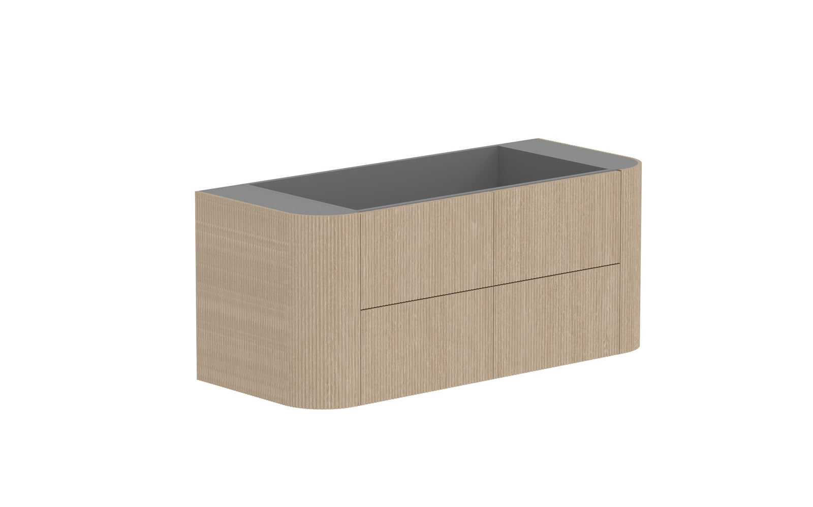 ADP Thirroul Wall Hung Vanity 1200mm cabinet only in Coastal Oak