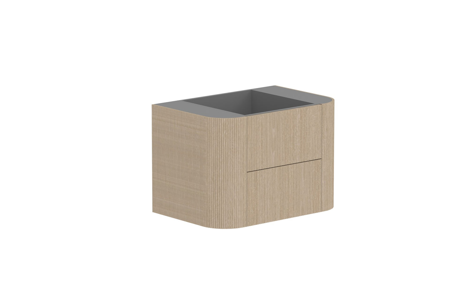 ADP Thirroul Wall Hung Vanity 750mm cabinet only in Coastal Oak