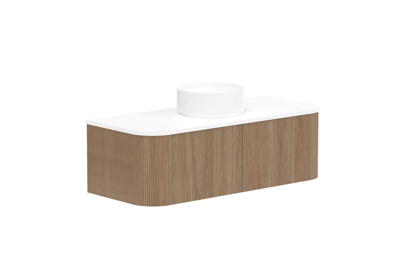 ADP Waverley Wall Hung Vanity 1200mm centre bowl in Prime Oak