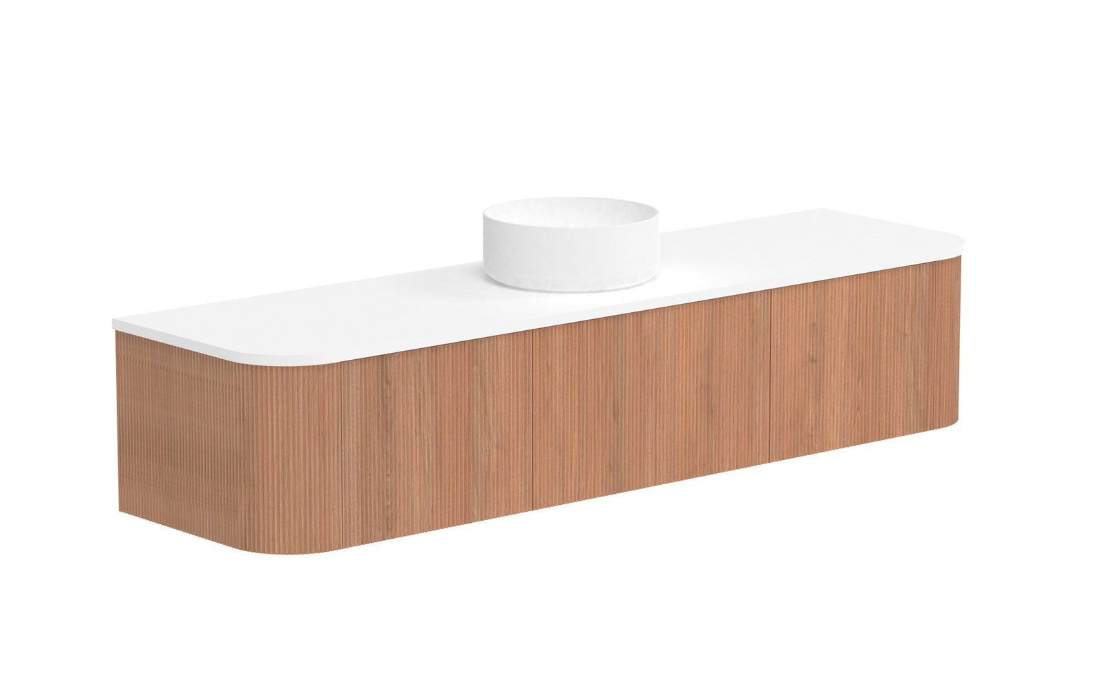 ADP Waverley Wall Hung Vanity 1800mm centre bowl in Tasmanian Oak