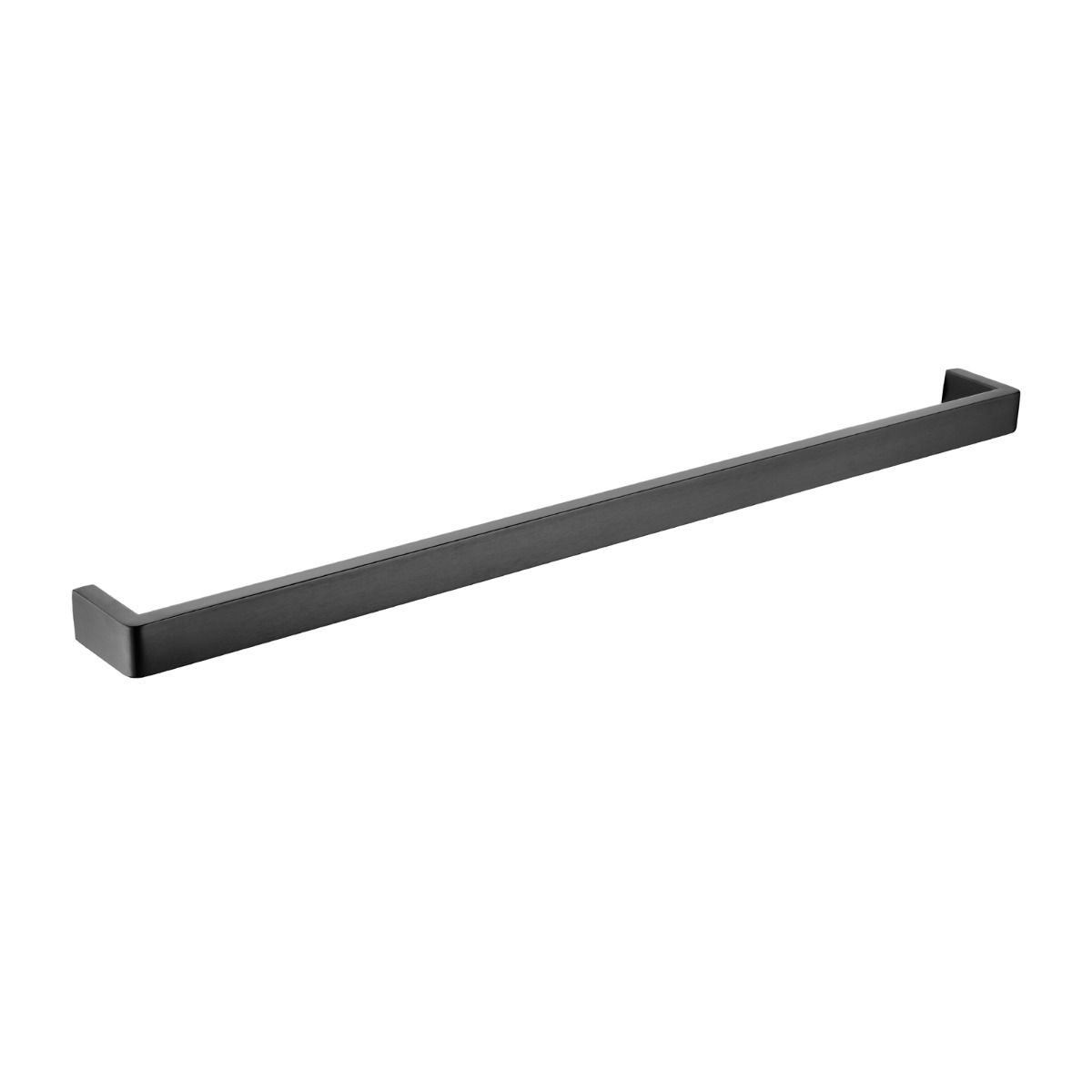 Norico Cavallo Gun Metal Grey Square Single Towel Rail 800mm