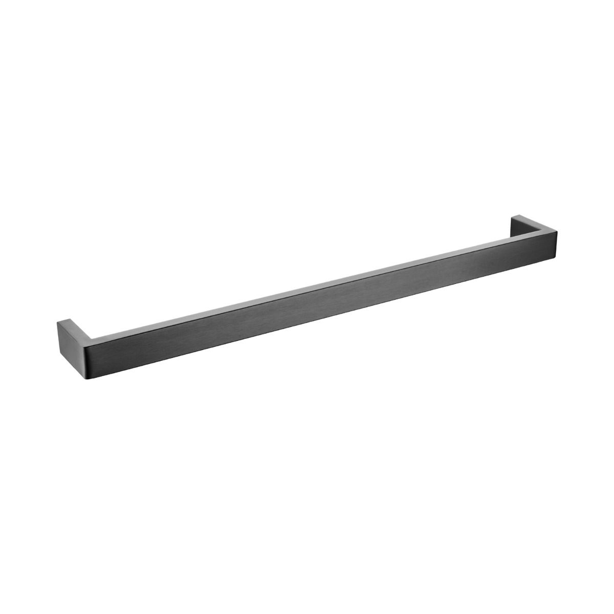 Norico Cavallo Gun Metal Grey Square Single Towel Rail 600mm